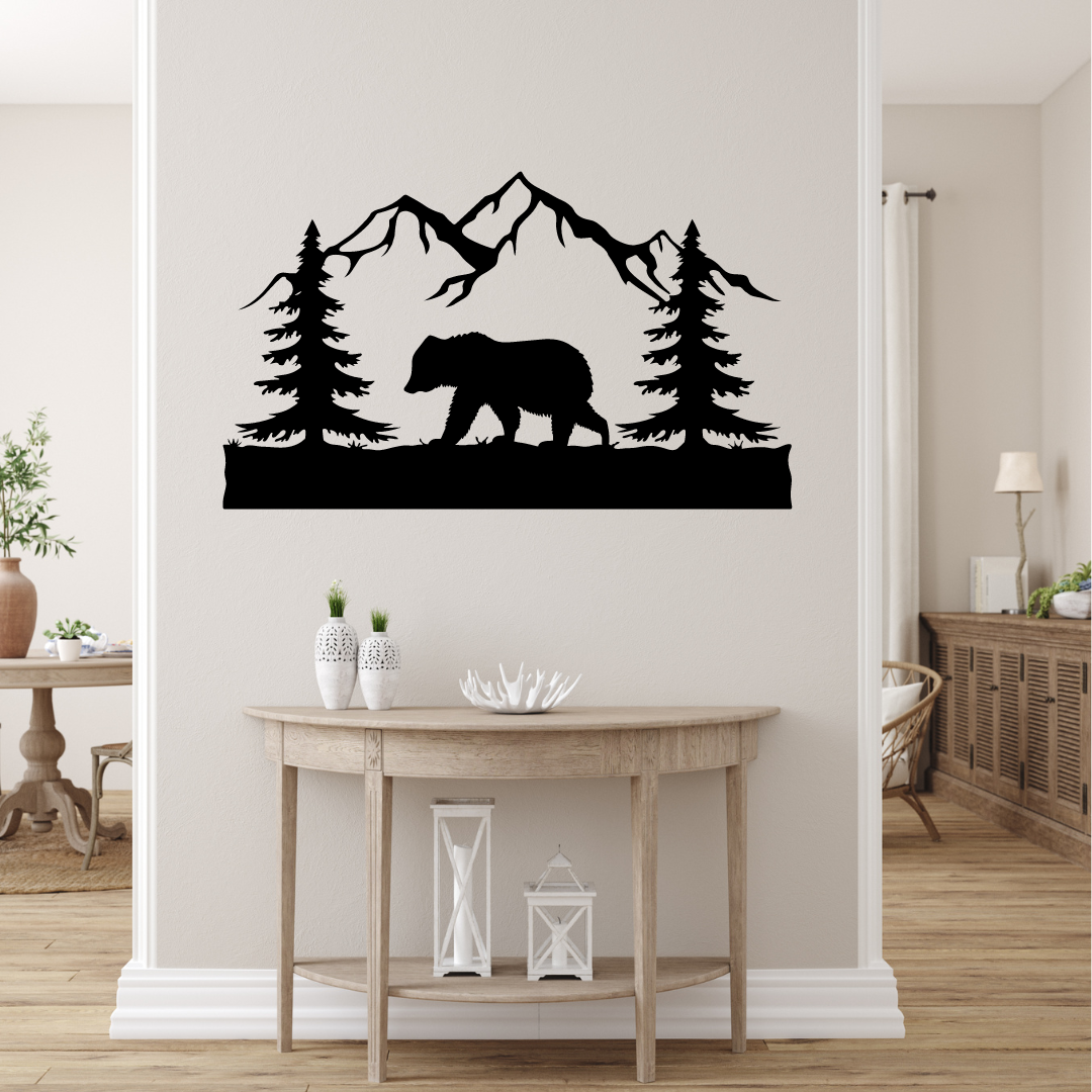 Grizzly Bear in Wild Wall Art