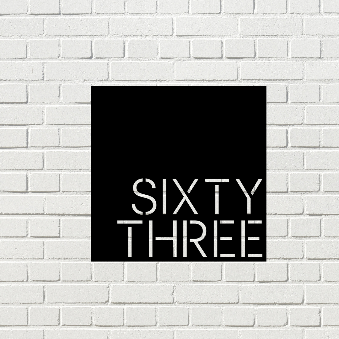 Square Address Sign