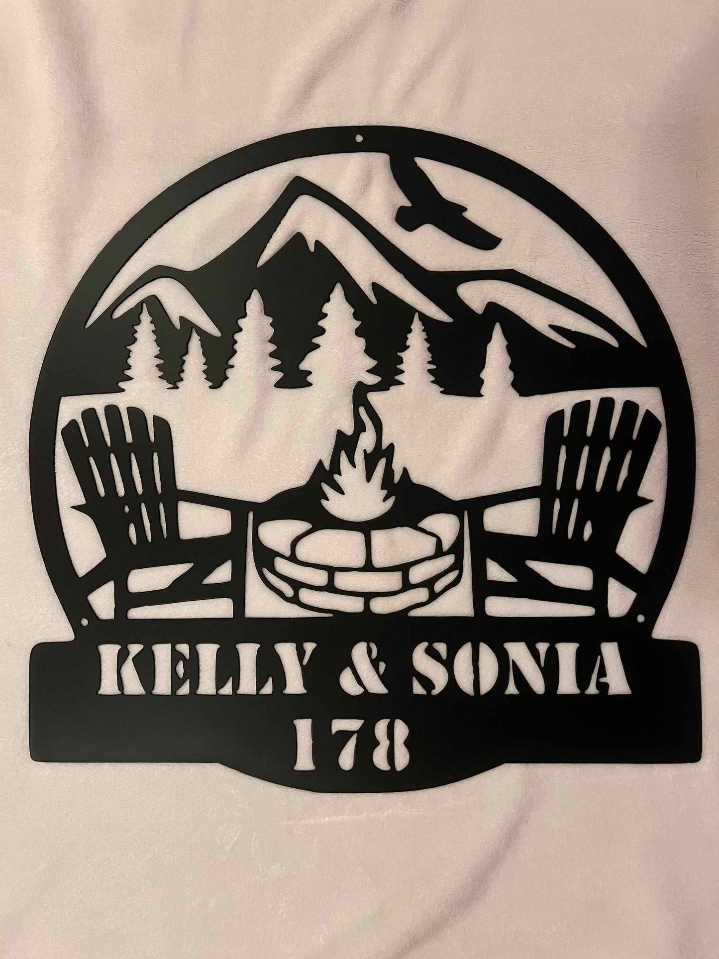 Personalized Campfire Sign