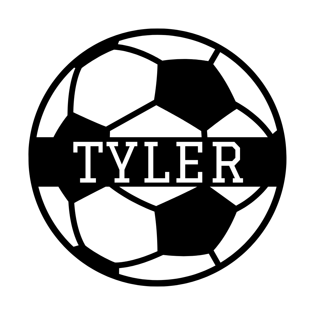 Personalized Soccer Ball Sign