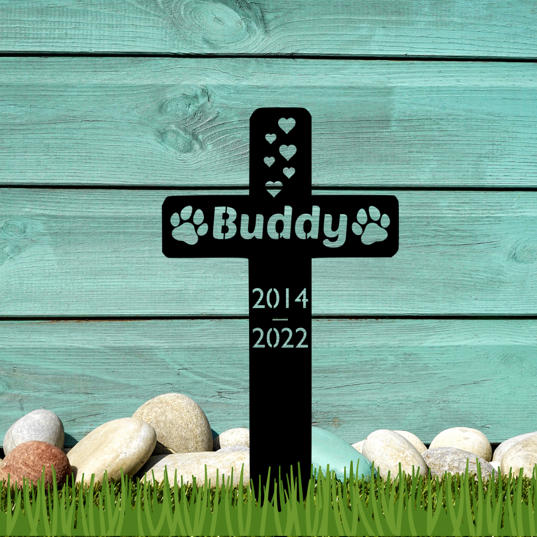 Personalized Pet Memorial Stake Sign – RMC METAL DECOR