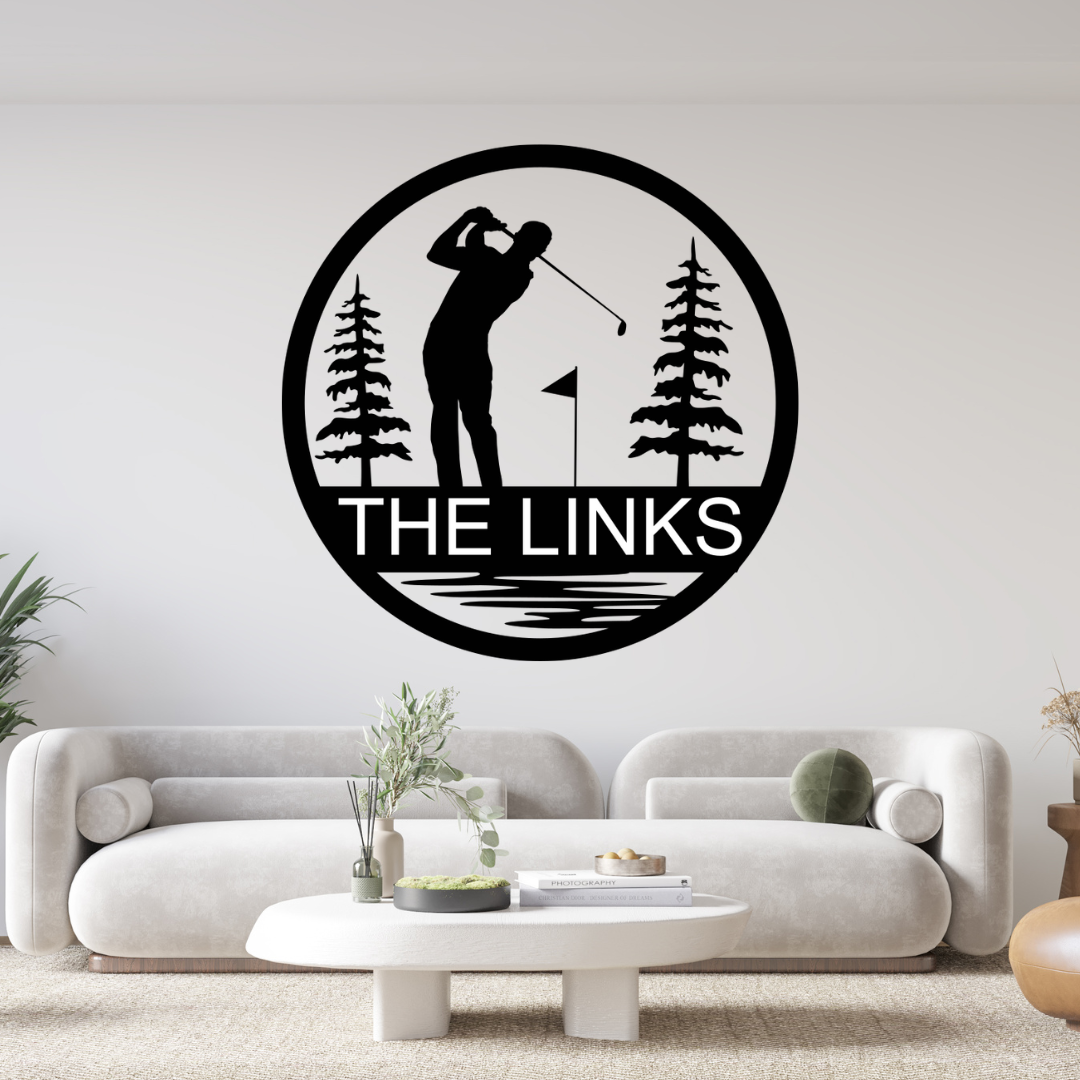 Personalized Golf Sign