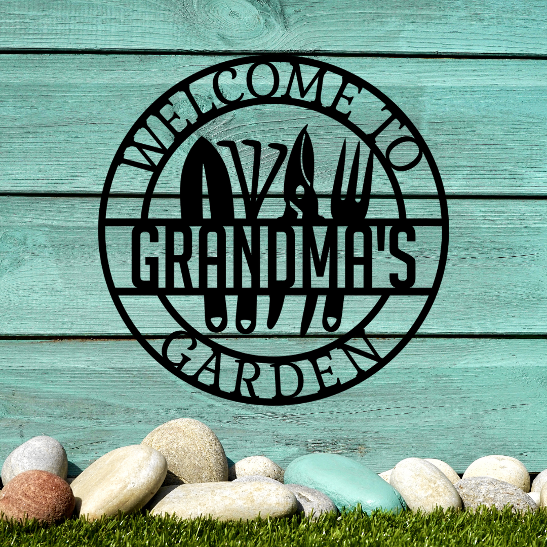 Personalized Garden Welcome Sign