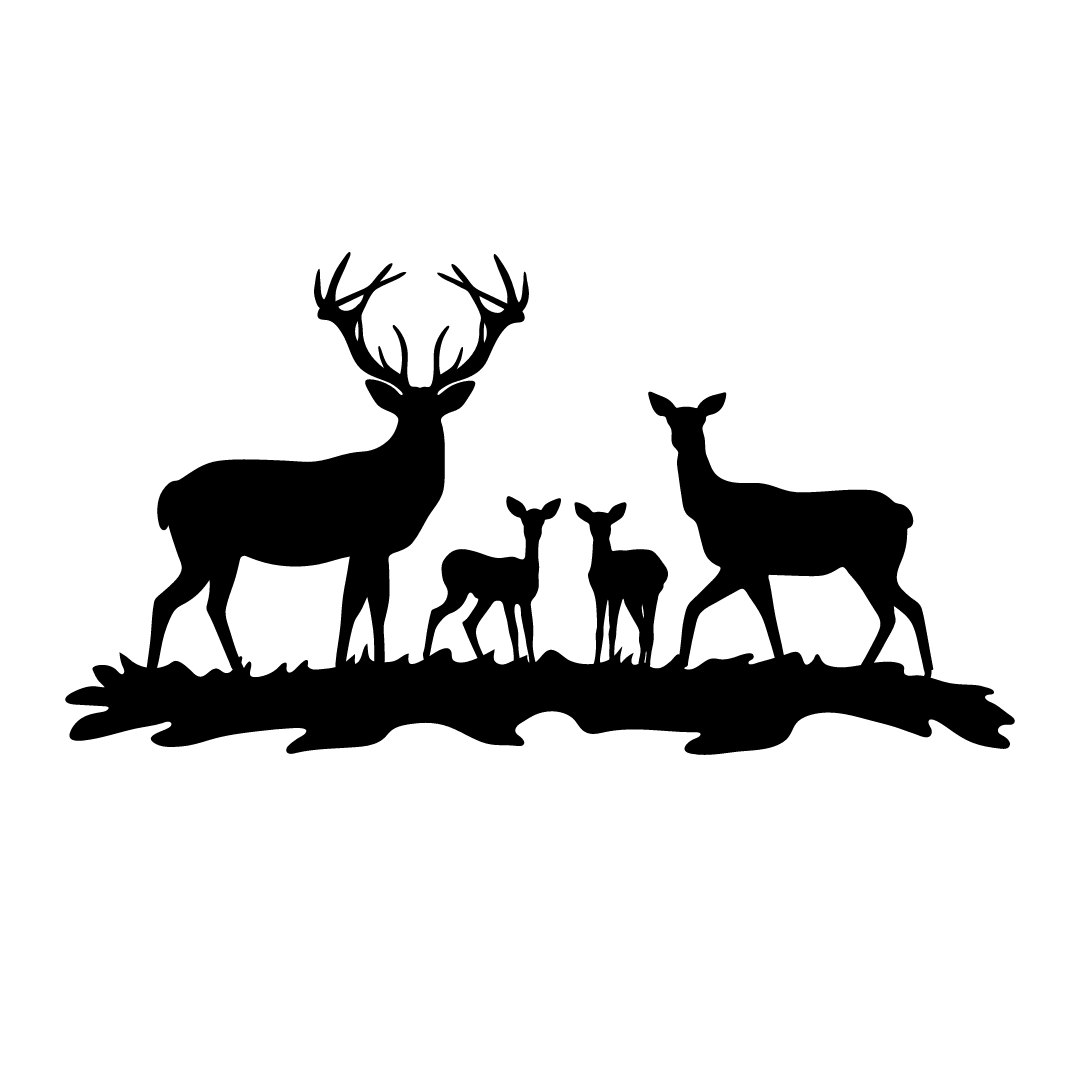 Deer Family Wall Art – RMC METAL DECOR