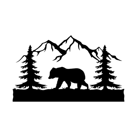 Grizzly Bear in Wild Wall Art