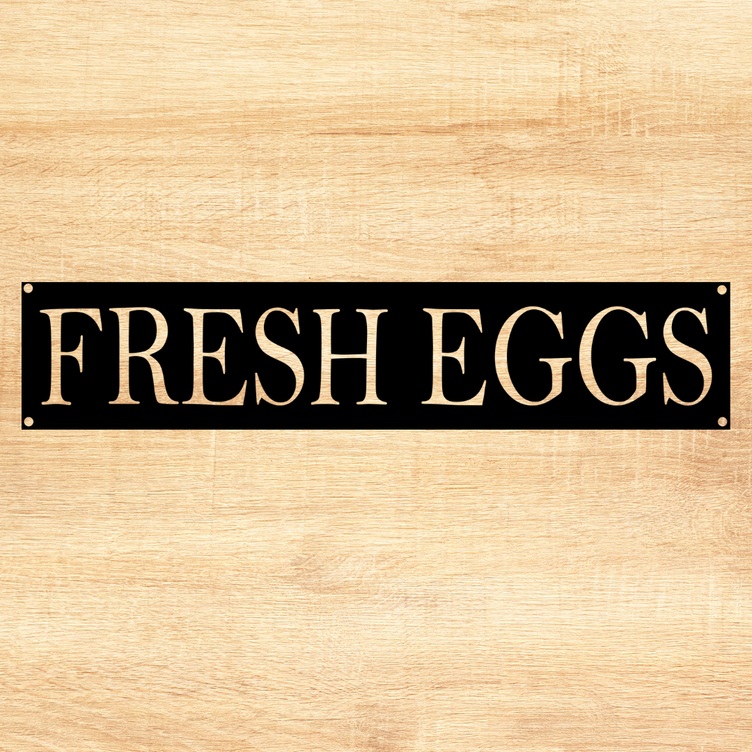 Fresh Eggs Sign