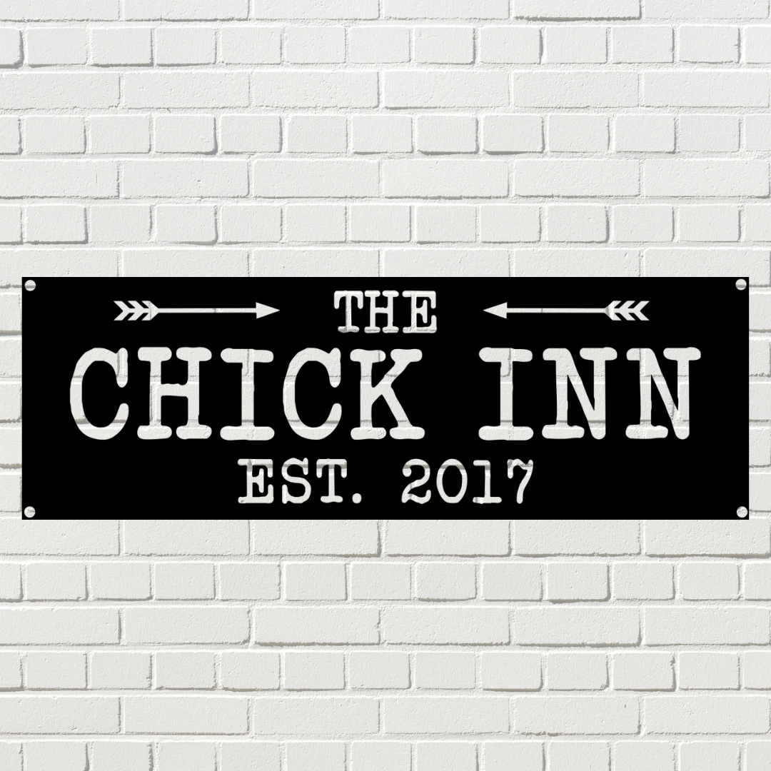 Personalize The Chick Inn Sign