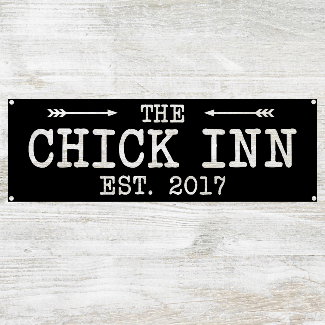 Personalize The Chick Inn Sign